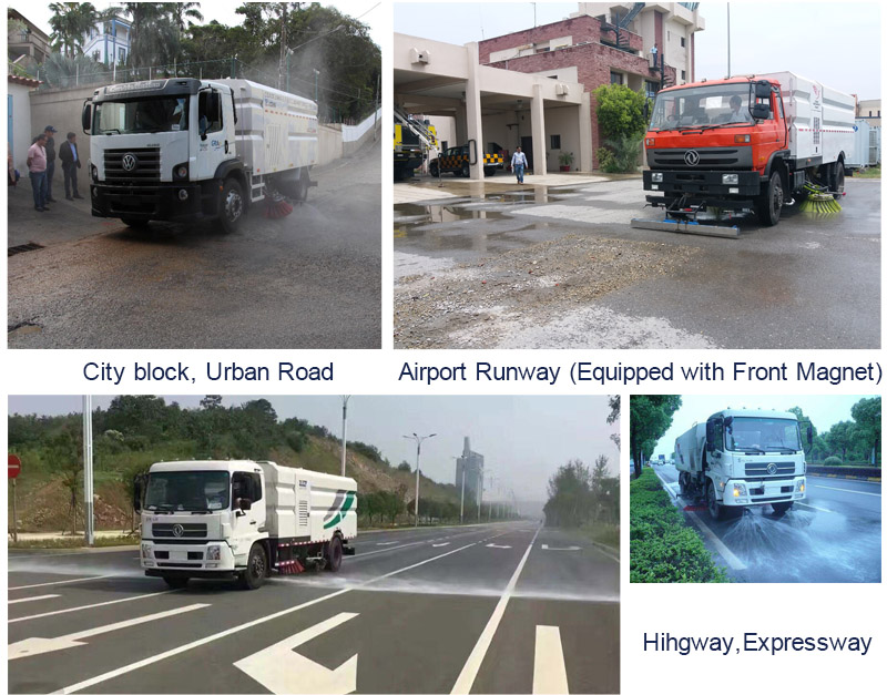 High Pressure Road Washing Truck