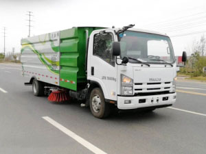 street cleaning  truck