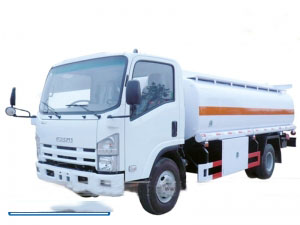 gasoline tank truck