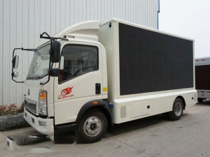 Truck with Led Display Screen