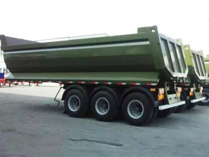 U shape tipper trailer