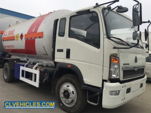 LPG Gas Transport Truck