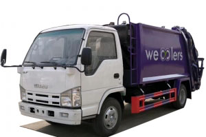 trash compactor truck