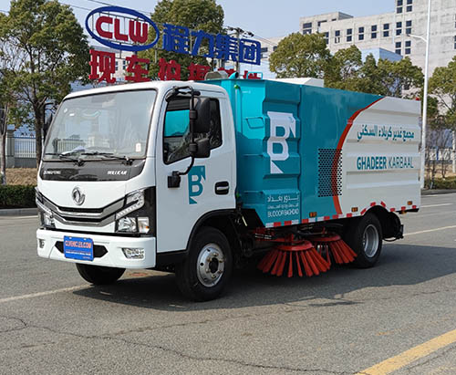 Two Units of DFAC 5500L Road Sweeper Trucks Ship to Iraq