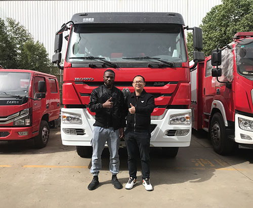 Customer from NIGERIA Come to Visit heritagetrucksolution.COM