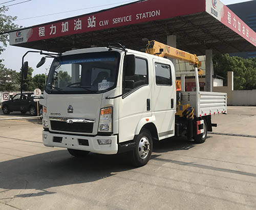 One Unit Of Truck With Crane Ship To Mongolia