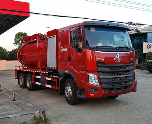 One Unit Of DONGFENG 14CBM Sewage Vacuum Truck Ship To Papua New Guinea