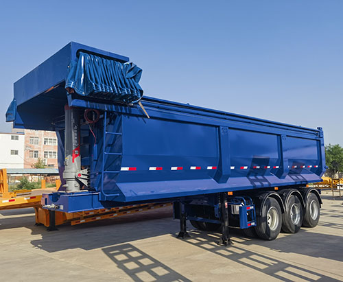 One Unit of U-type Dump Semi-trailer Ship to Zimbabwe