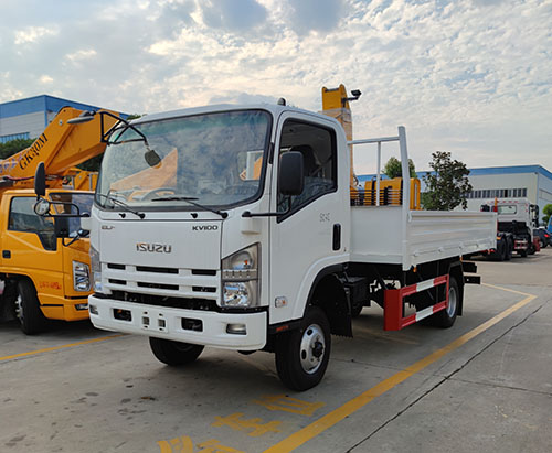 One Unit of ISUZU KV100 4X4 Truck With Crane Ship To Vanuatu