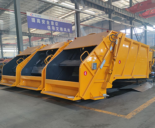 10 Units of Superstructure for Compactor Garbage Truck Ship to Thailand